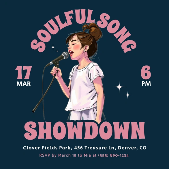 Music event advertisement