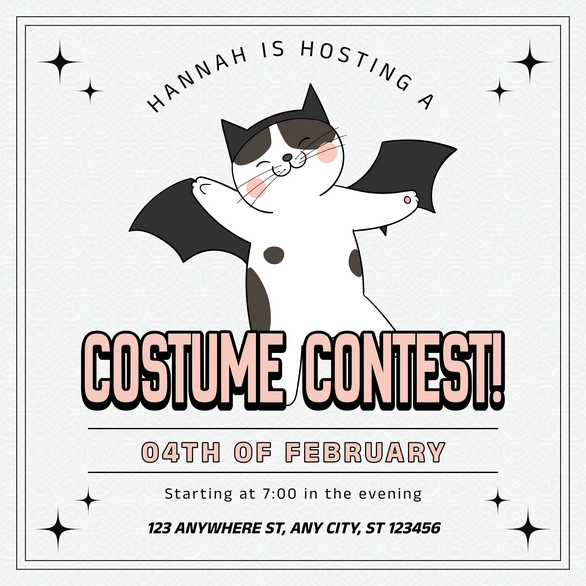 Costume Contest Announcement