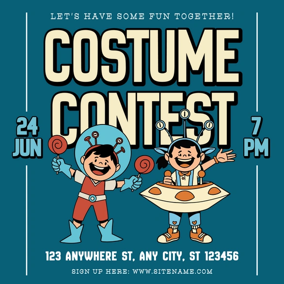 Costume contest for kids