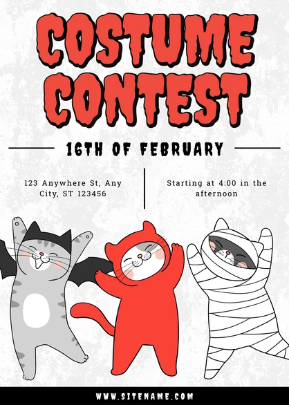Costume Contest Event Details