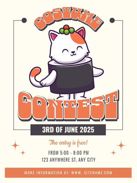 Costume Contest Promotion