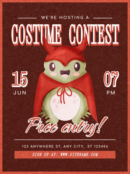 Costume Contest Event