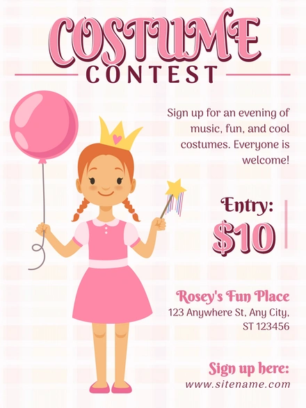 Costume Contest Announcement