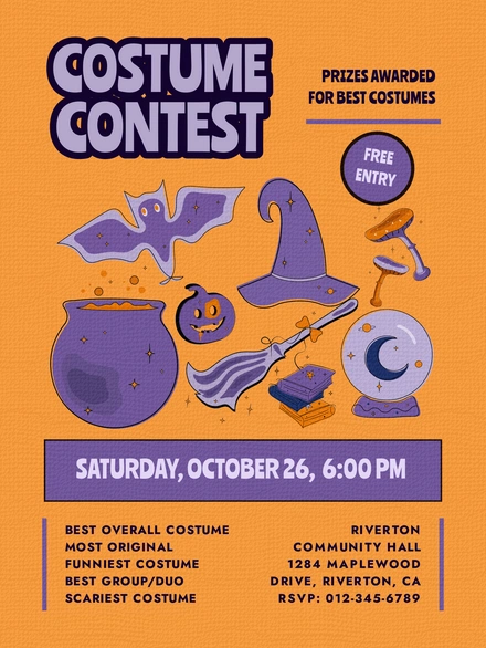Costume Contest Announcement