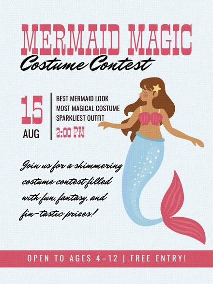 Costume contest announcement