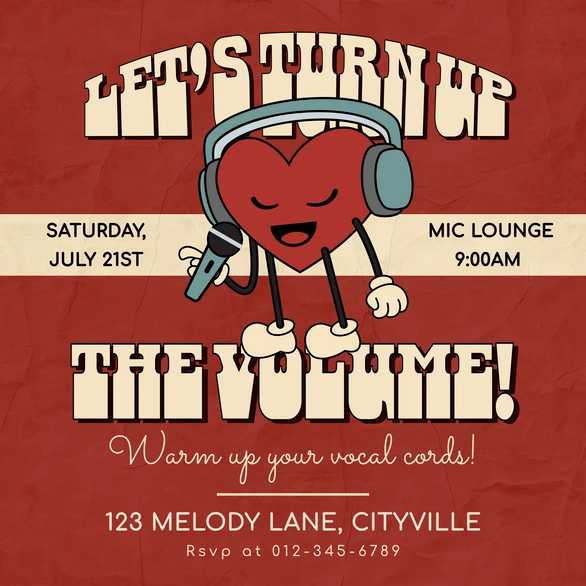 Music Event Invitation