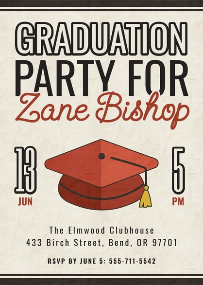 Graduation Party for Zane Bishop