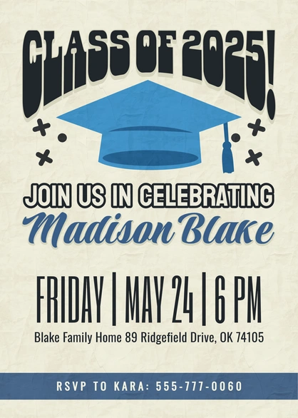 Graduation Party Invitation