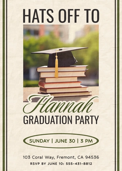 Graduation Party Invitation