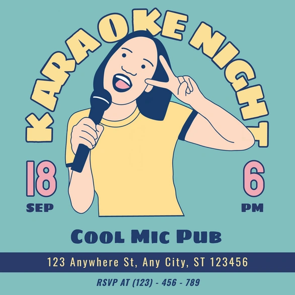 Karaoke Night Event at Cool Mic Pub