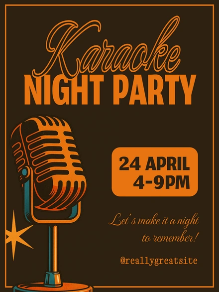 Karaoke Night Party