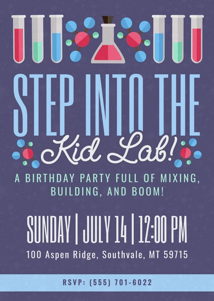 Kids' Birthday Party Invitation