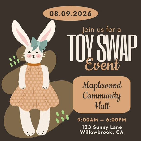 Toy Swap Invitation