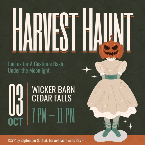 Costume Bash Invitation