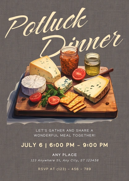 Invitation to a Potluck Dinner