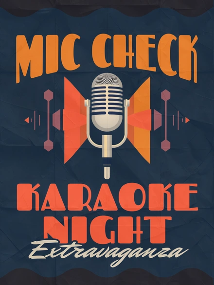Karaoke Night Event Poster