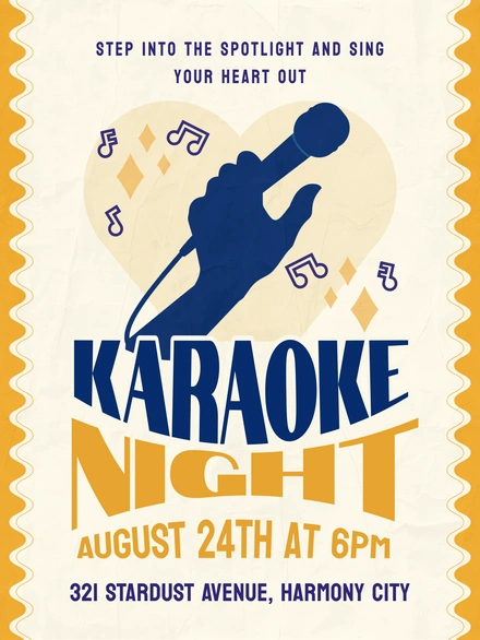 Karaoke Night Advertisement