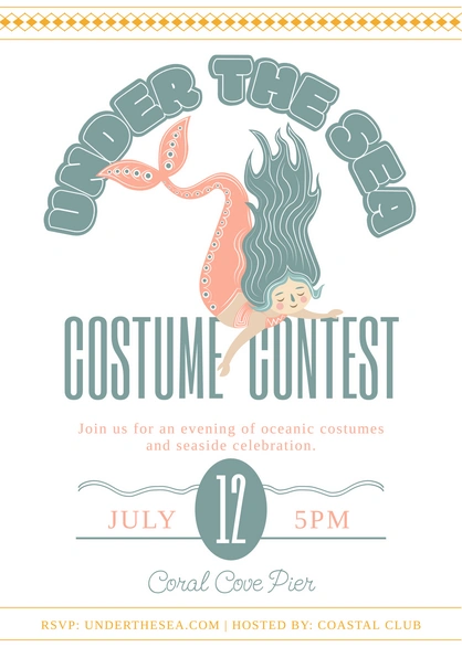 Costume Contest Invitation