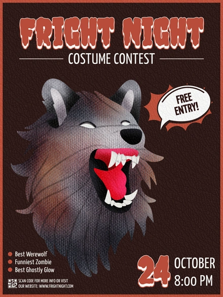 Costume contest promotion