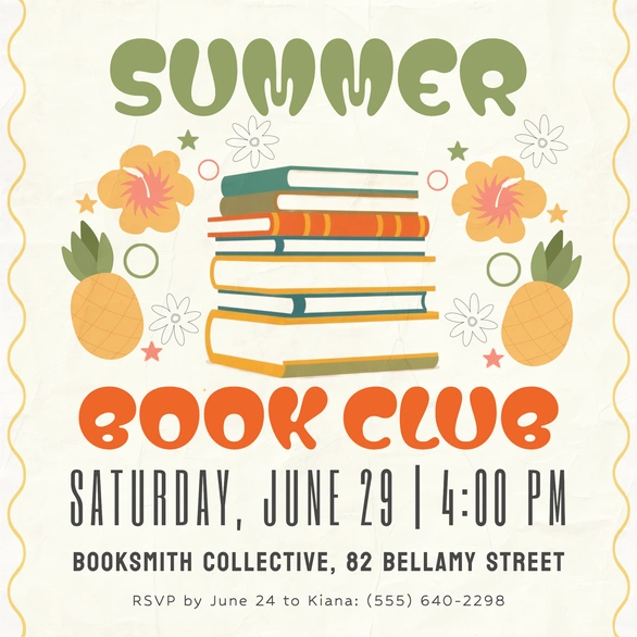Book Club Invitation