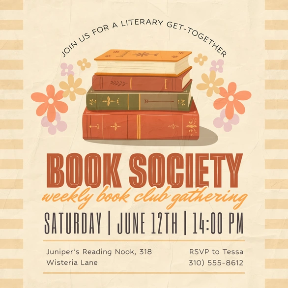 Weekly Book Club Gathering