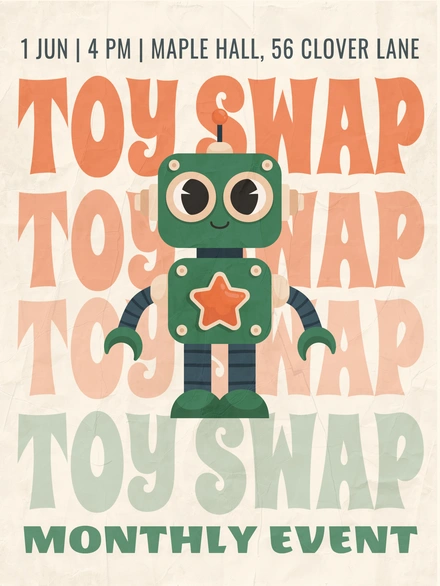 Monthly Toy Swap Event