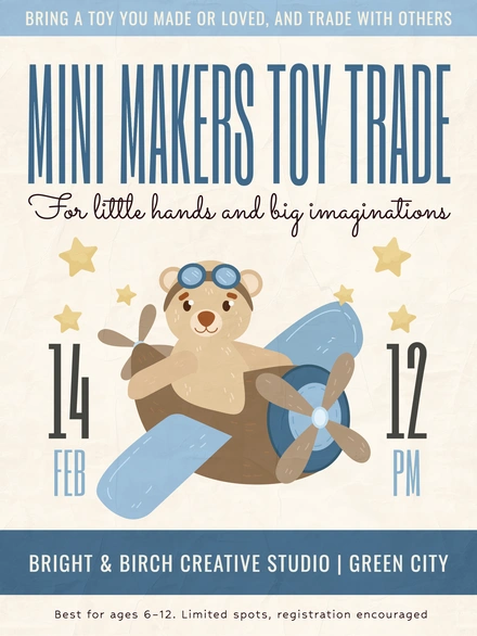 Toy Trade Event for Children
