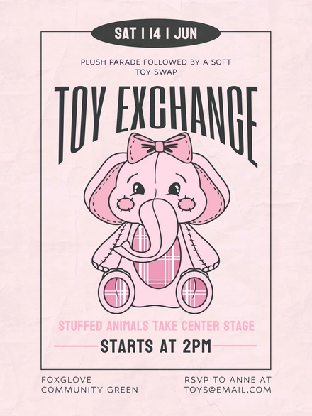 Toy Exchange Event Promotion