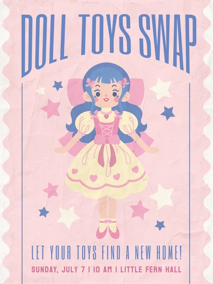 Doll Toy Swap Event