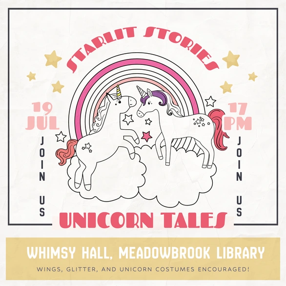 Unicorn-themed storytelling event