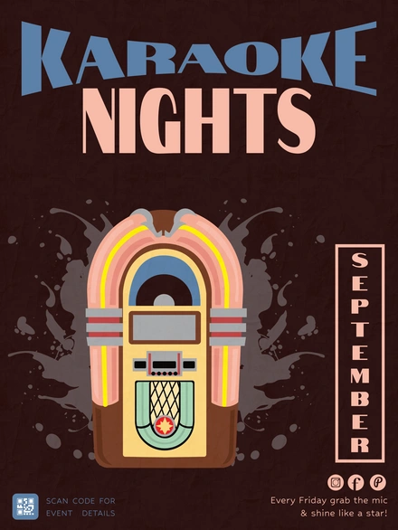 Karaoke Event Announcement