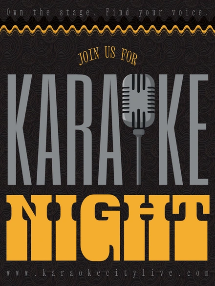 Karaoke Night Announcement