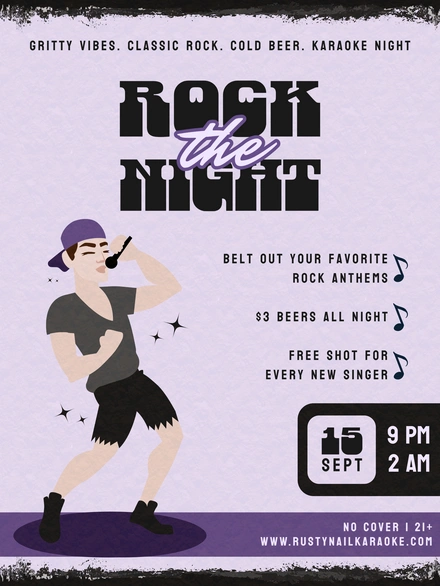 Karaoke Night Promotion