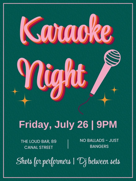 Karaoke Event