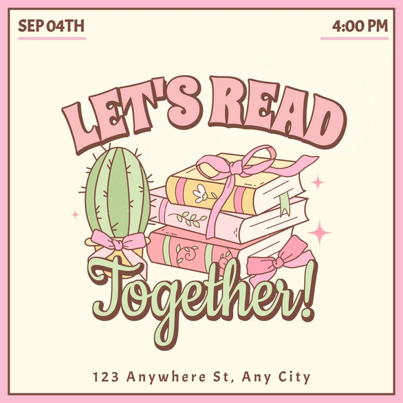 Book Reading Event