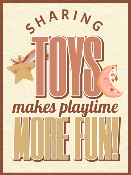 Encouraging sharing among children during playtime