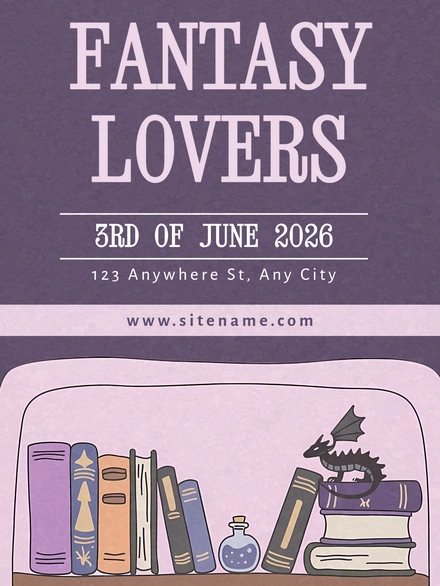 Fantasy Book Lovers Event
