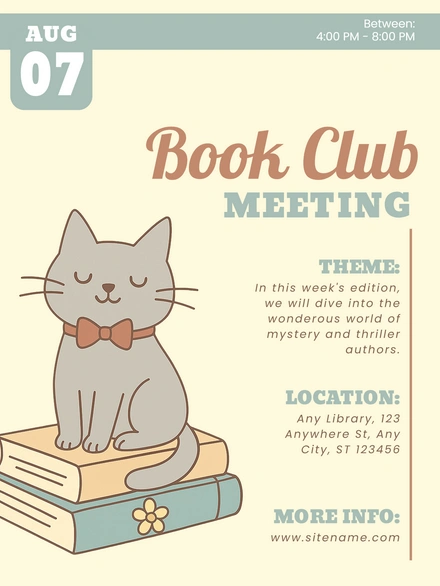 Book Club Gathering