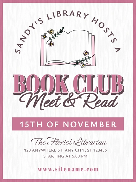 Book Club Event