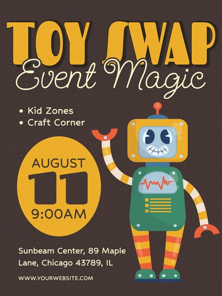 Toy Swap Event Invitation
