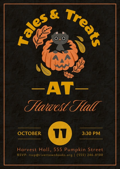 Halloween Event Invitation