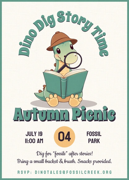 Children's event invitation