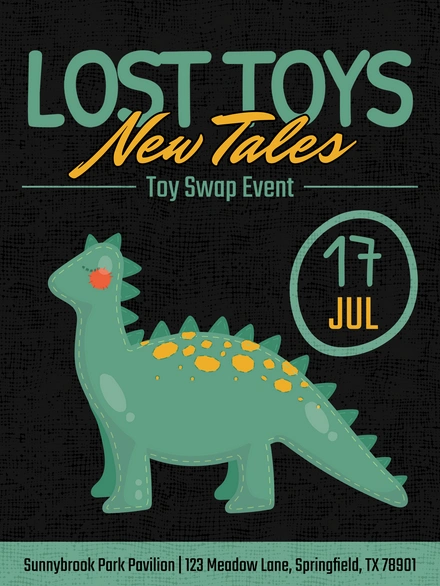 Toy Swap Event Poster