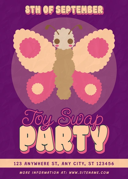 Toy Swap Party Invitation