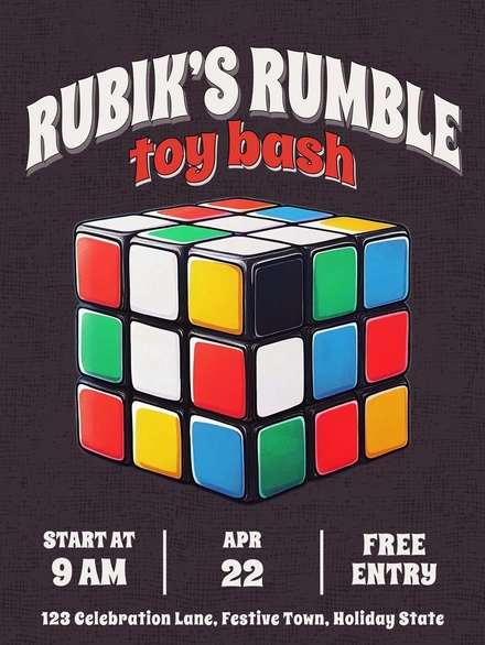 Toy Event Poster