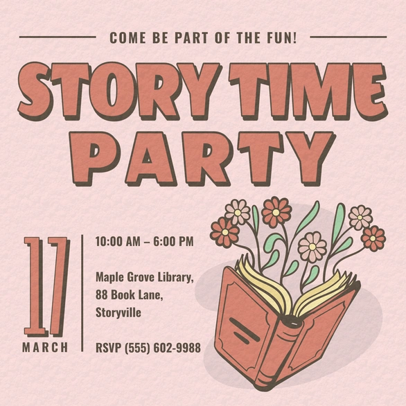 Library Event Invitation
