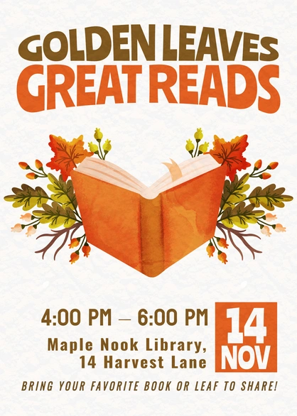 Book Reading Event