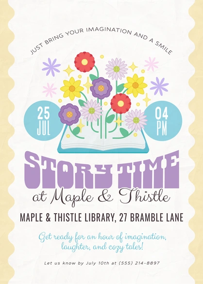 Library Story Time Event