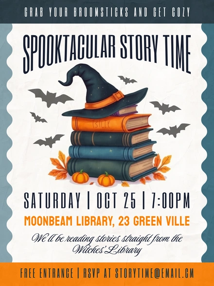 Halloween Story Time Event