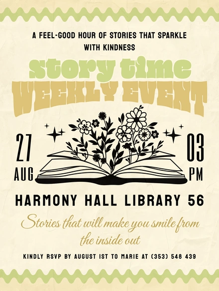 Weekly Story Time Event